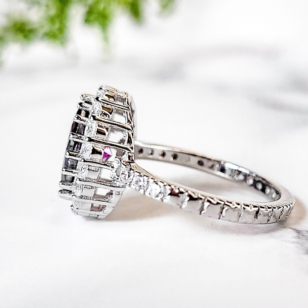 Multicolor Gemstone Silver Ring - Picture 8 of 11